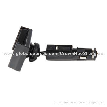 Universal car holder with cigar slot charger for smartphone